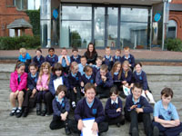 Hazelwood Integrated PS P6 visits The Wastewater Heritage Centre | NI Water News